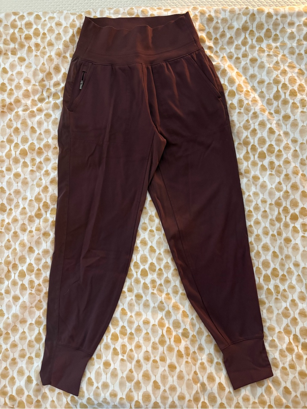 Athleta Joggers in Deep Maroon